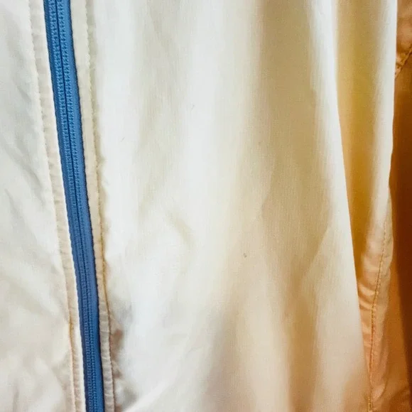 Eddie Bauer Yellow Sport Hooded Lightweight Zip Up Rain Jacket XL GorpCore - Picture 6 of 10